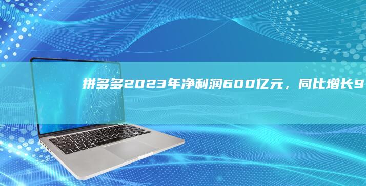 拼多多 2023 年净利润 600 亿元，同比增长 90%，哪些信息值得关注？